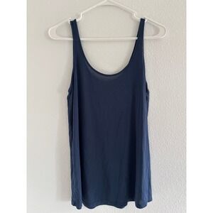 Tommy John Pajama Tank Top‎ Womens Medium Blue Sleep Lounge Comfort Stretch Soft